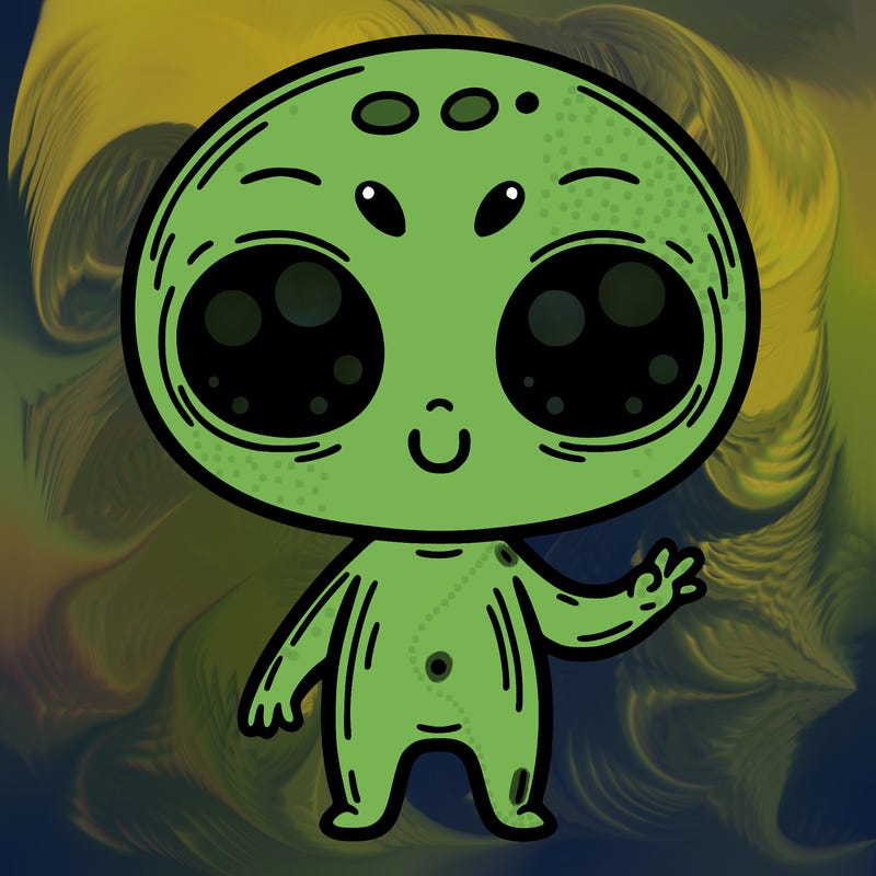 alien cute