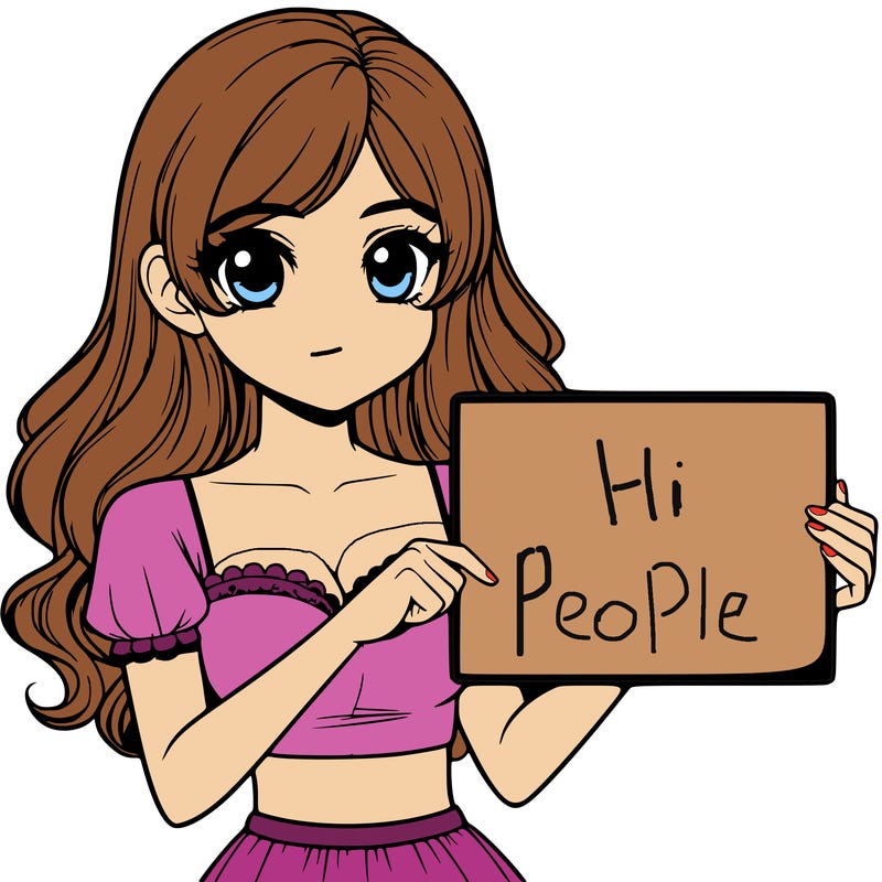 realistic pretty girl holding blank sign