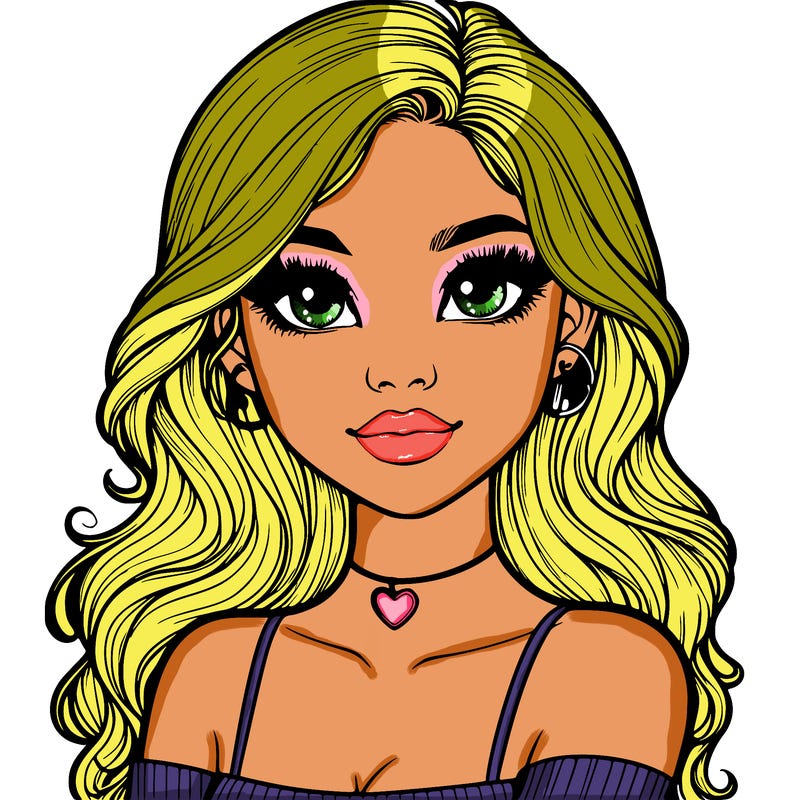 realistic pretty girl