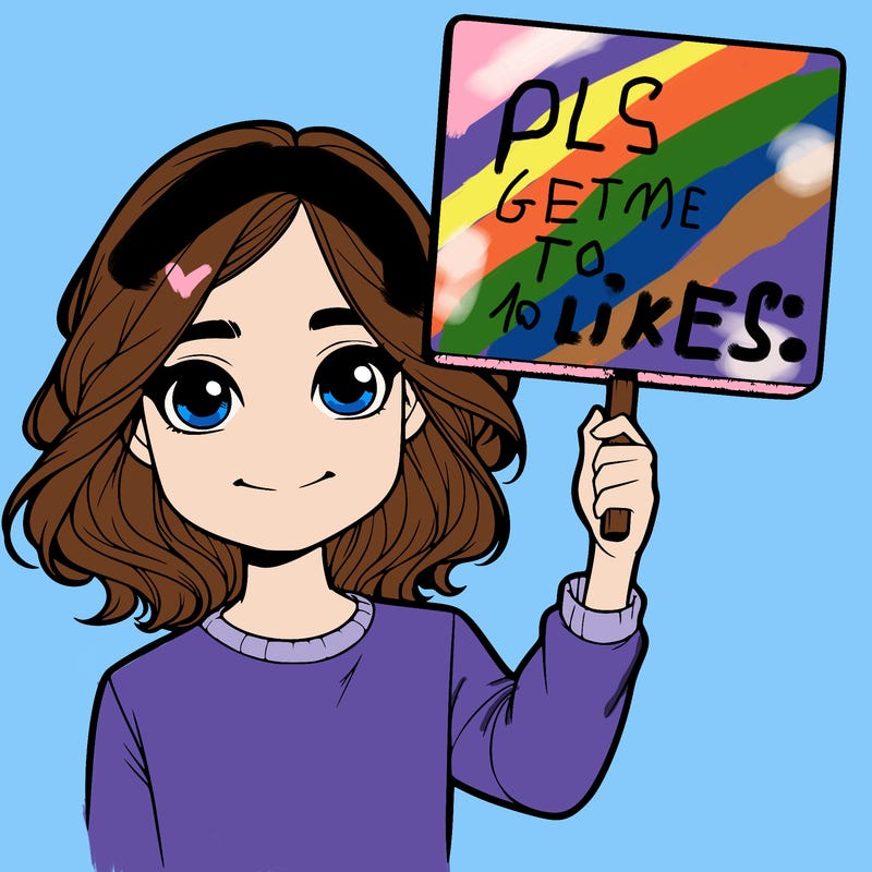 realistic girl holding up a sign