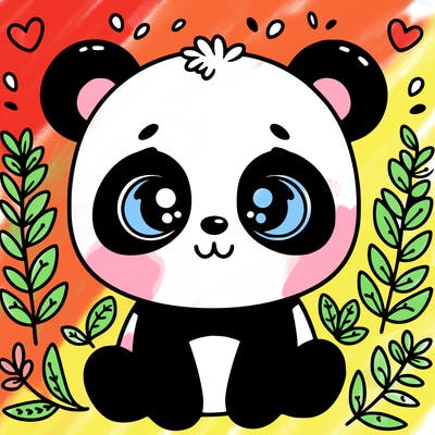 cute panda