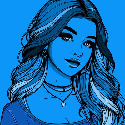 detailed realistic girl