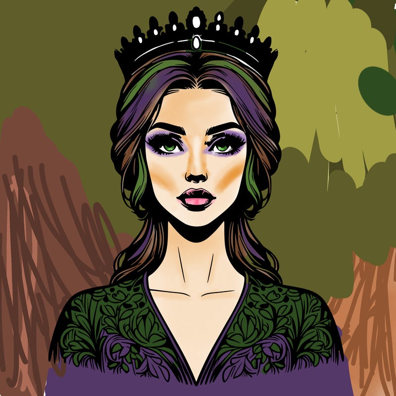 realistic beautiful queen