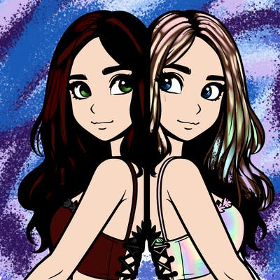 a realistic girl split