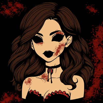 vampire girl realistic