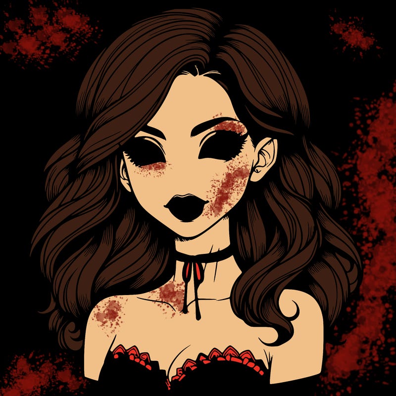 vampire girl realistic