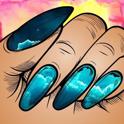 realistic nails