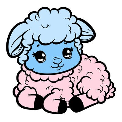 a baby sheep