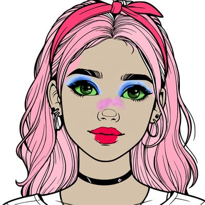 realistic teenage girl