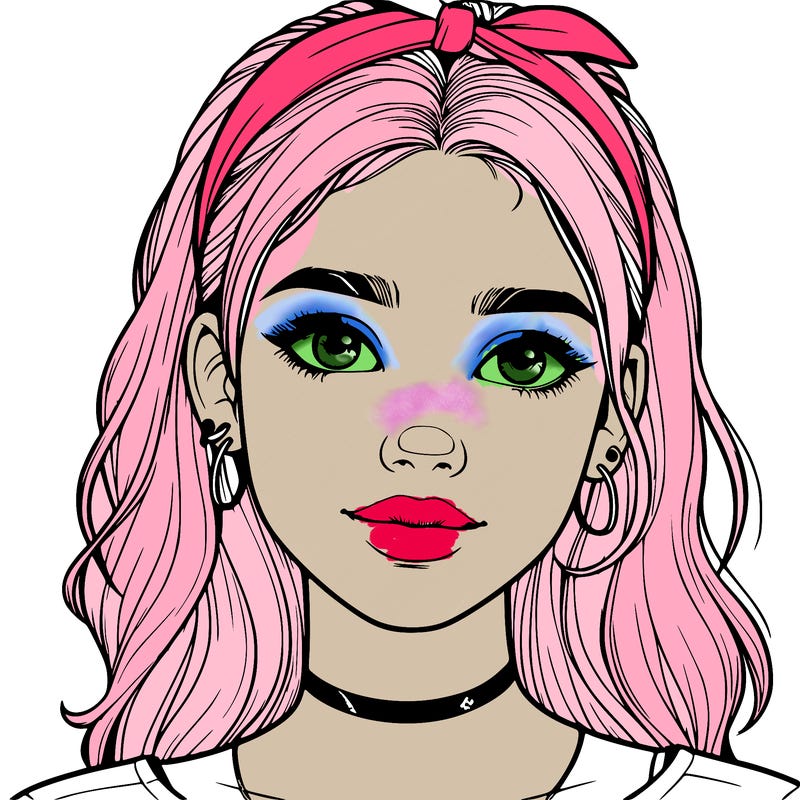 realistic teenage girl