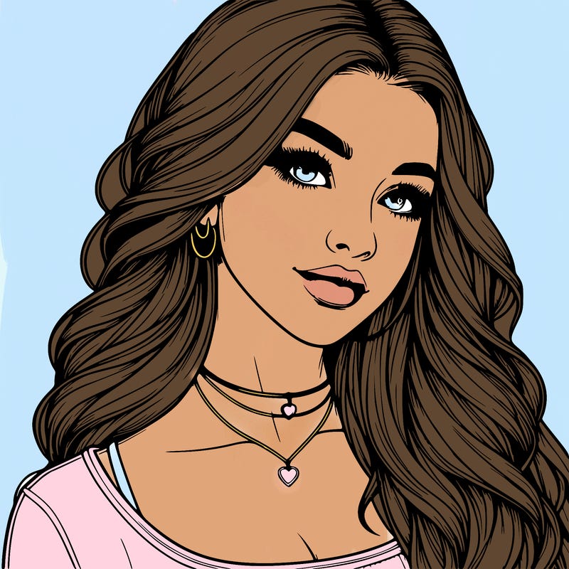 detailed realistic girl