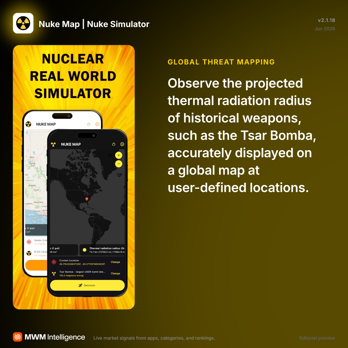Nuke Map | Nuke Simulator - Education App | MWM