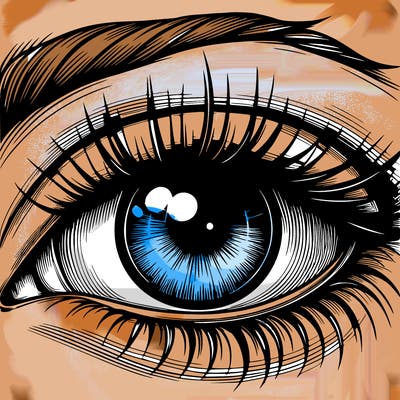 realistic eye