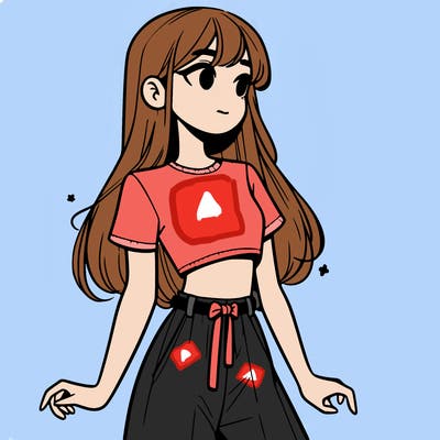 girl in a cute crop top