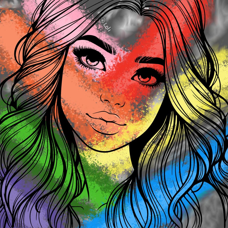 beautiful realistic girl