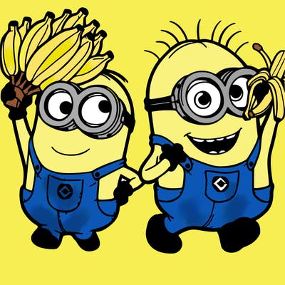 minions and bananas