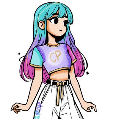 girl in a cute crop top