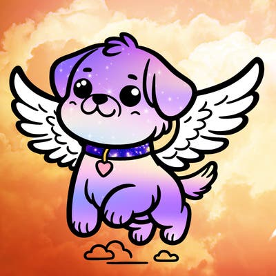 dog with wings