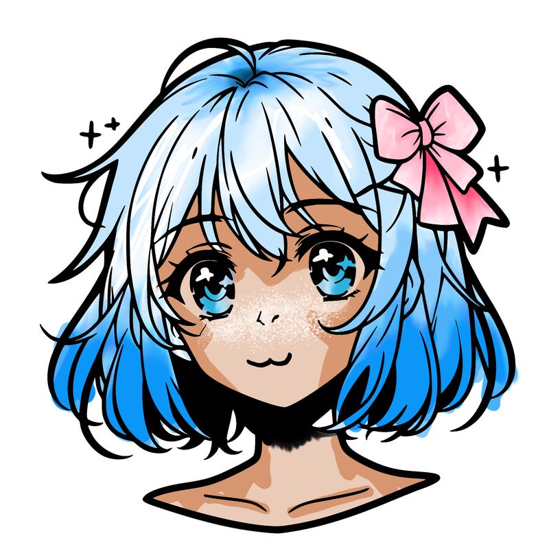 anime girl face