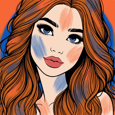 beautiful realistic girl