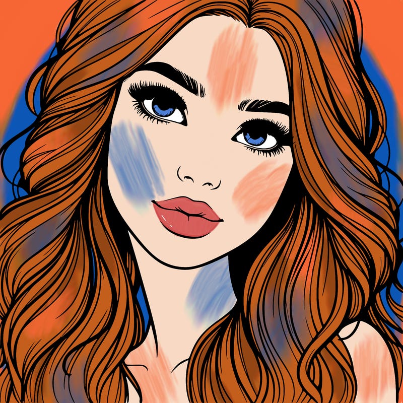 beautiful realistic girl