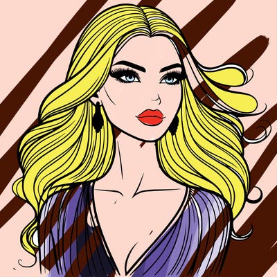 beautiful fashion woman