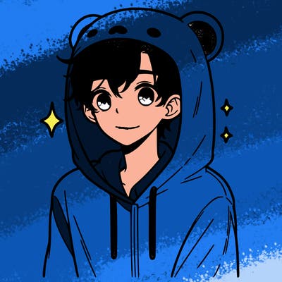 a 17 year old boy in a cute animal hoodie