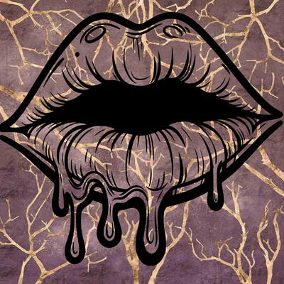 lips that look realistic and drip