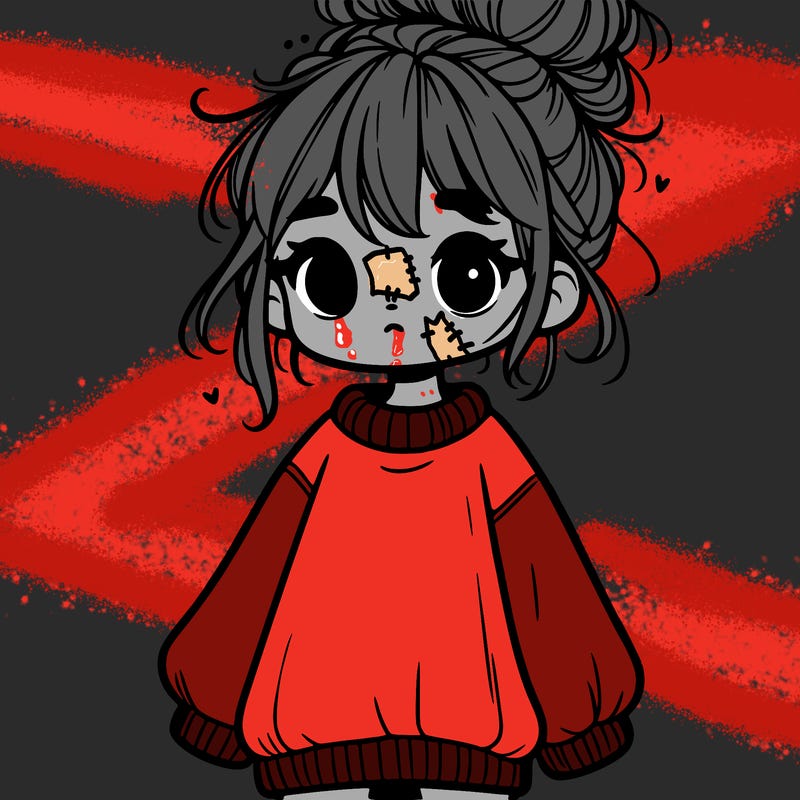 cute girl with baggy jumper and messy bun