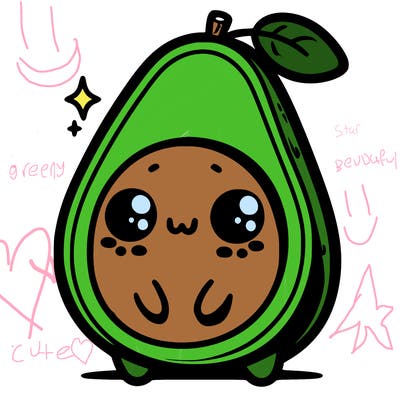 cute avocado
