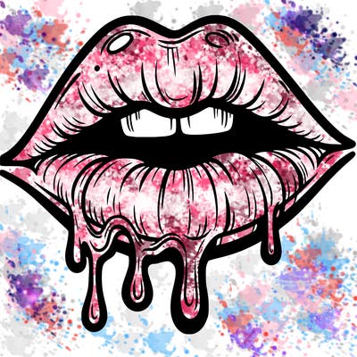 lips that look realistic and drip