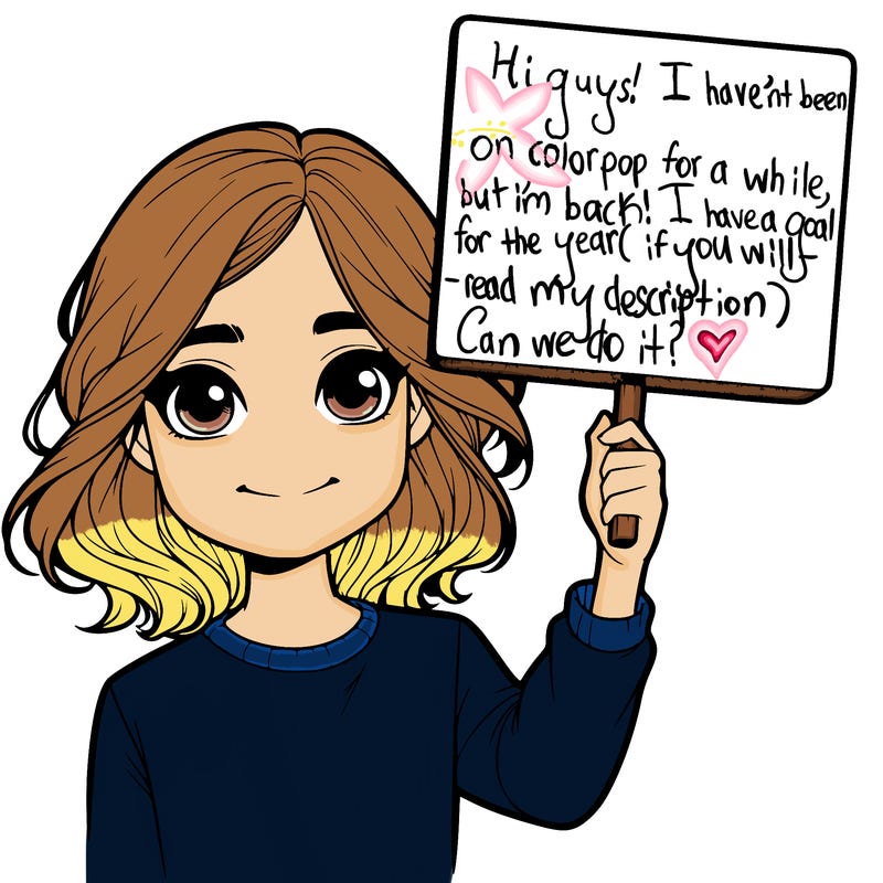 realistic girl holding up a sign