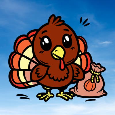 turkey that says thanksgiving