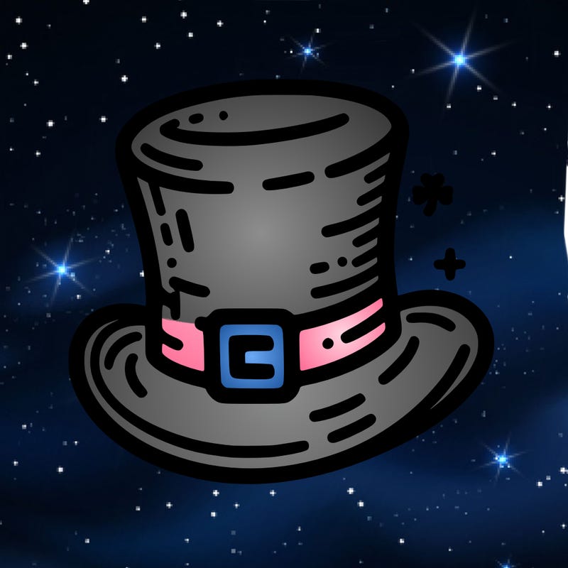 st patrick hat with thin lines