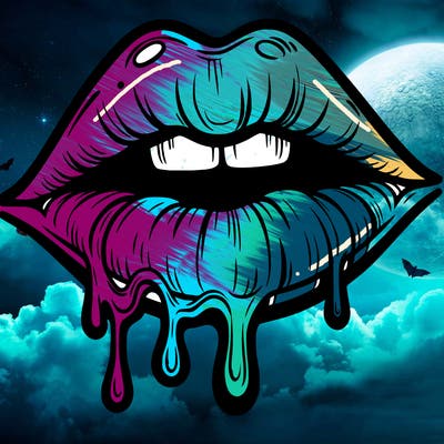 lips that look realistic and drip