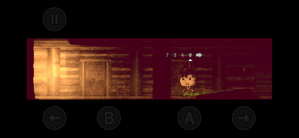 DISTRAINT - Deluxe Edition - Character interacting with a number puzzle in a dark atmospheric room in DISTRAINT Deluxe Edition.