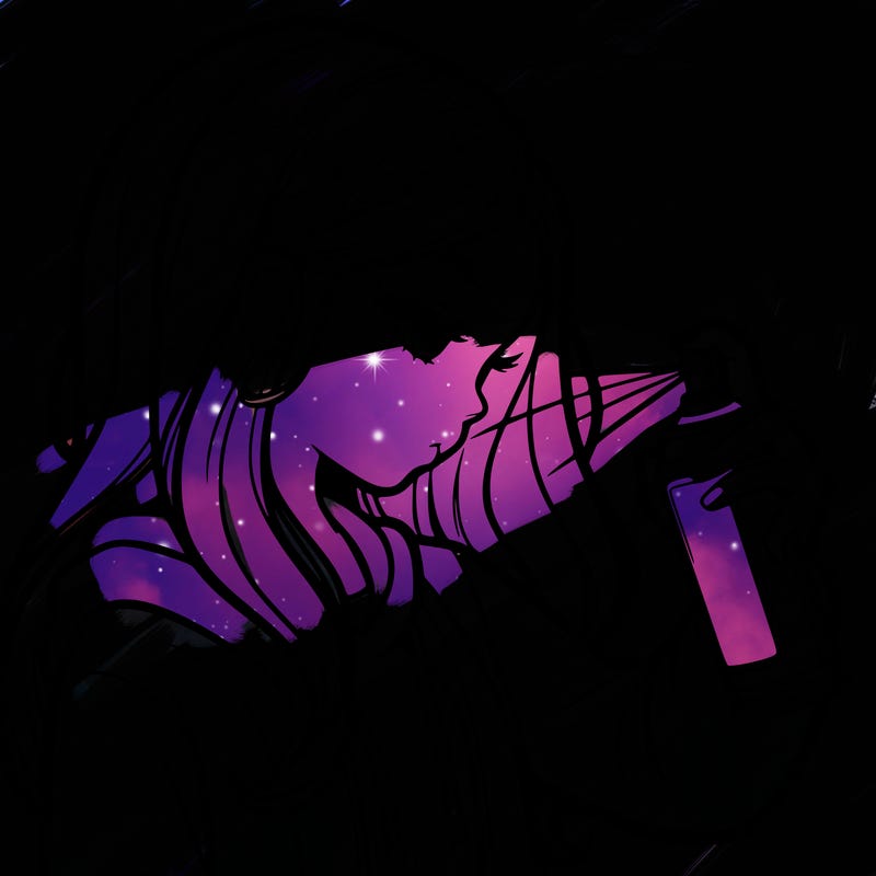 a realistic girl spray painting