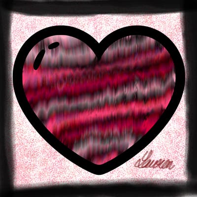 a blank heart