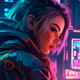 Cyber Night Neon City Arpg War
