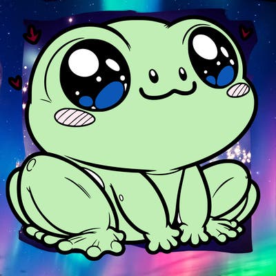 cute frog person realistic