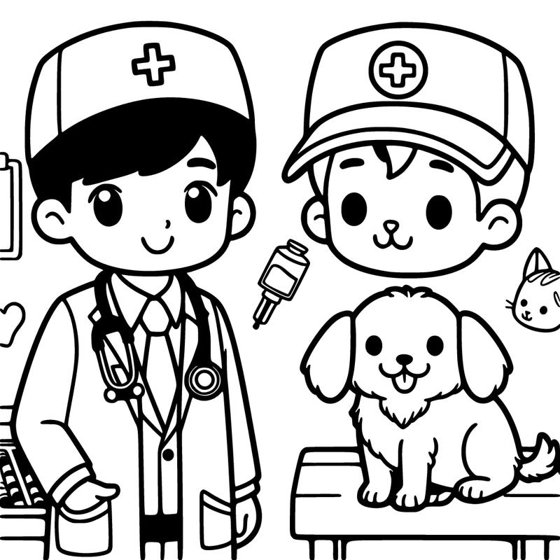 a veterinarian
