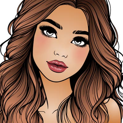 beautiful realistic girl