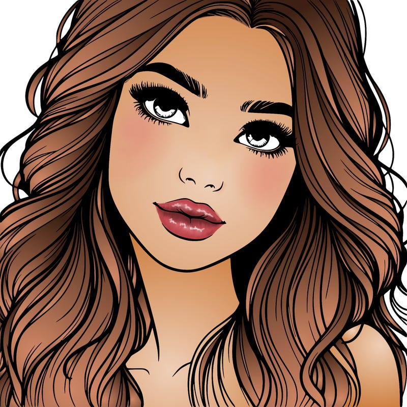 beautiful realistic girl