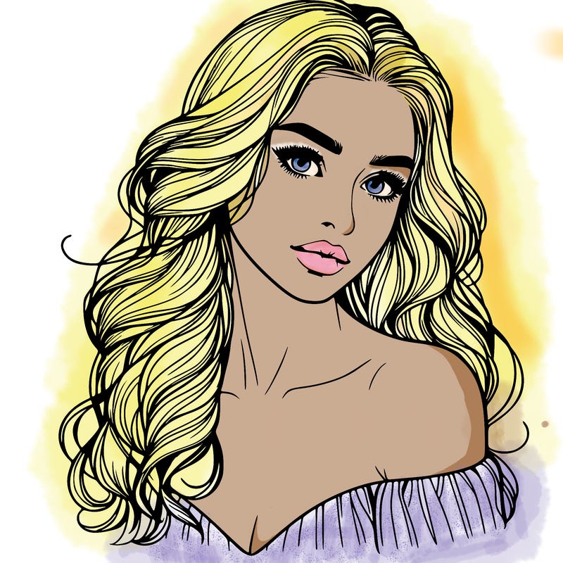 beautiful realistic girl