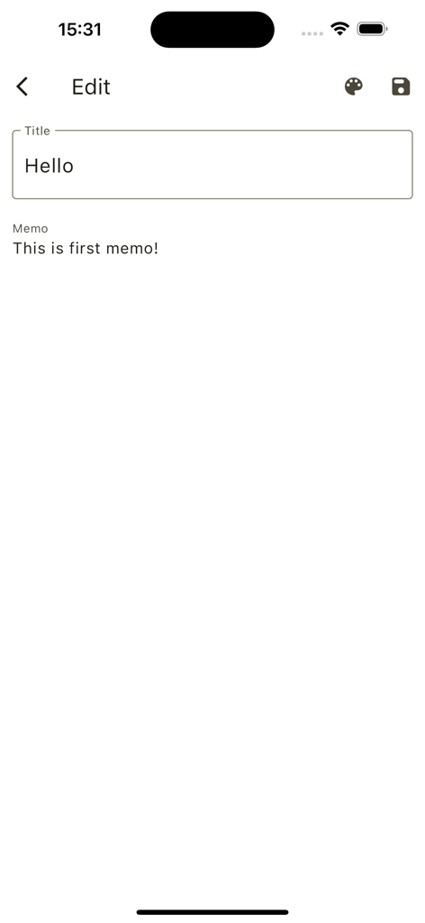 Sticky Notes - Simple Version - Clean and simple note editing screen for Sticky Notes app