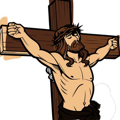 jesus on the cross