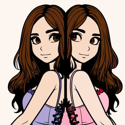 a realistic girl split