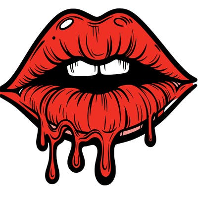 lips that look realistic and drip