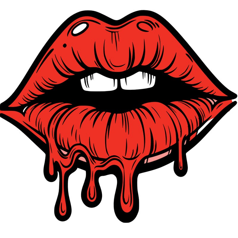 lips that look realistic and drip