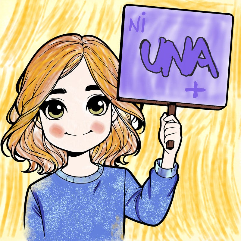 realistic girl holding up a sign